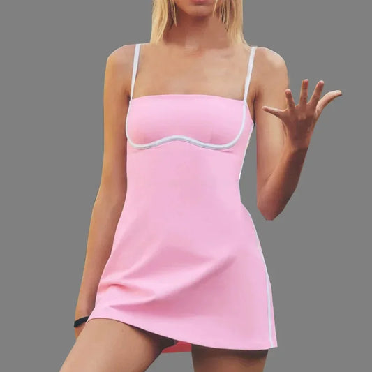 Tennis Clothing for Women Golf Dress Yoga Set with Shorts Badminton Activewear