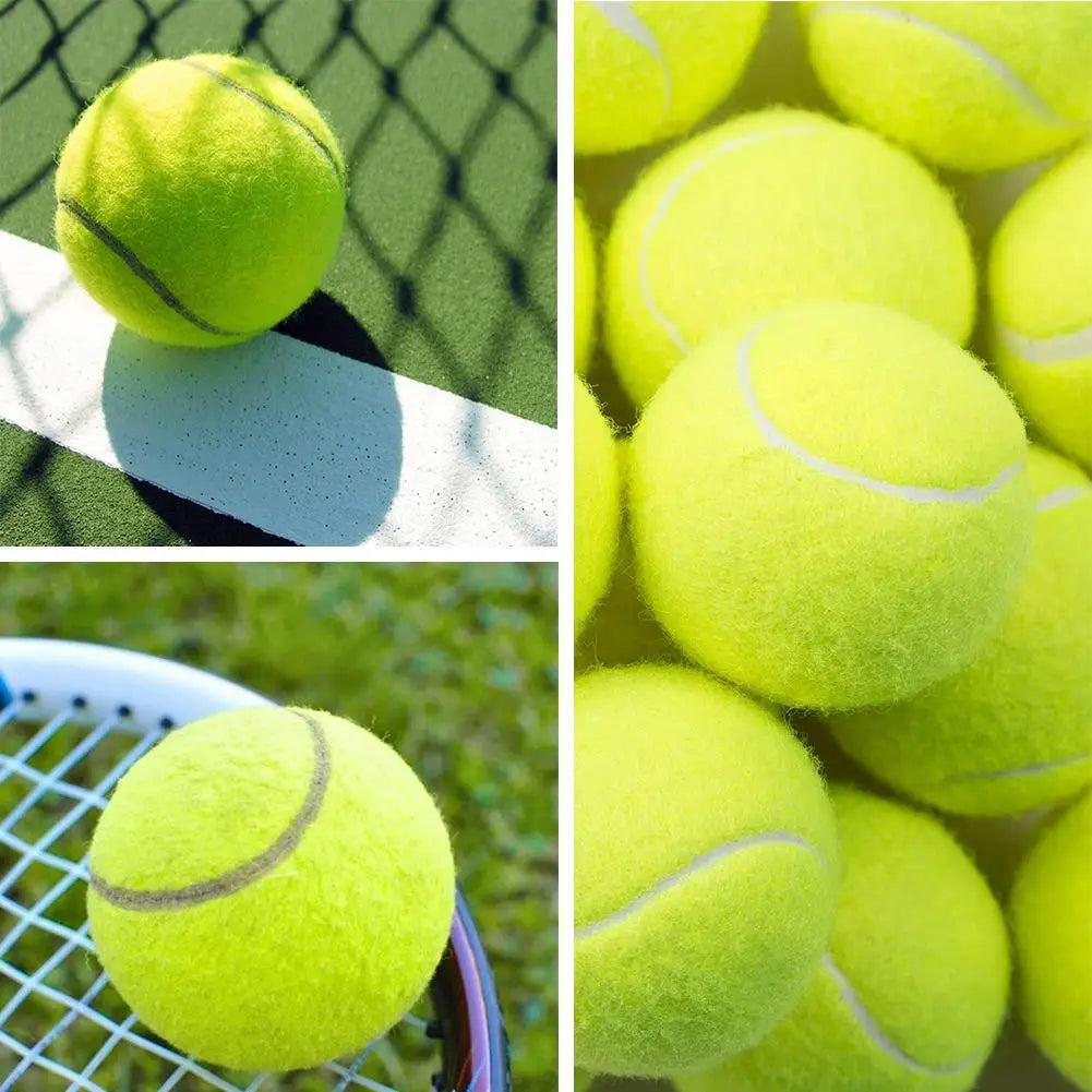 High Elasticity Training Entertainment Ball Tennis For Training Exercises Elastic Fiber Rubber Outdoor Tennis Ball