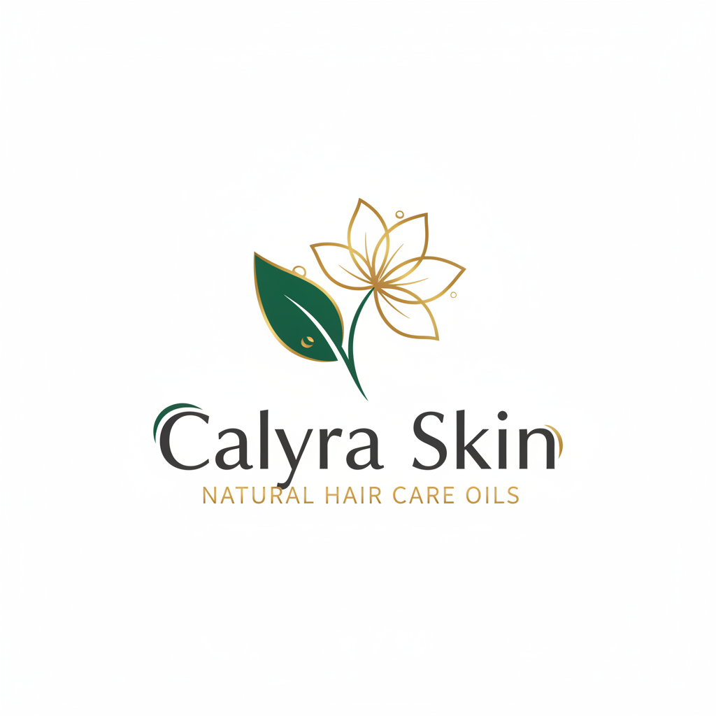 Calyra Skin Logo - Botanical Green